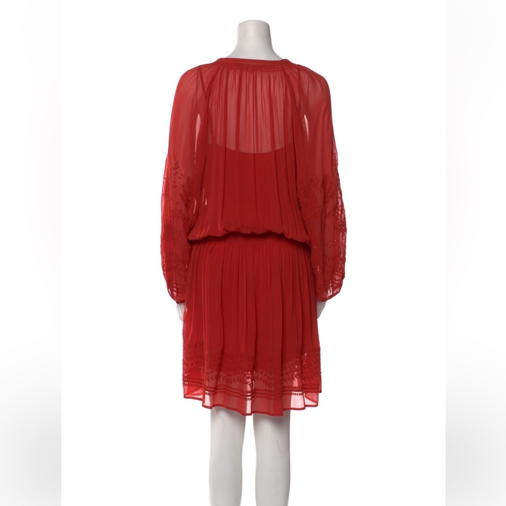 Vanessa Bruno scoop neck knee length dress. Matching separate slip dress under. - Picture 3 of 7